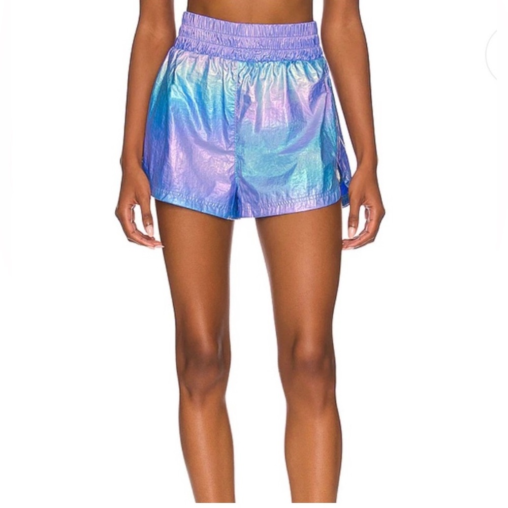 EleVen by Venus Williams Iridescent Athletic Shorts